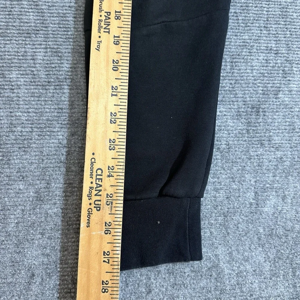 Nike Boy's Black Jogger Pants Size S Polyester Drawstring Elastic Waist 27